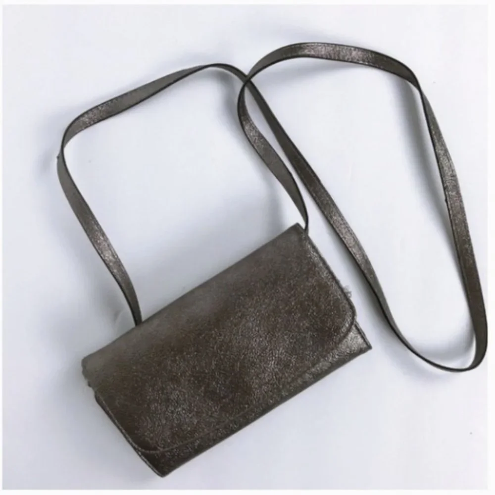 A New Day Women's Gunmetal Metallic Faux Leather Wallet on a String - Picture 5 of 5